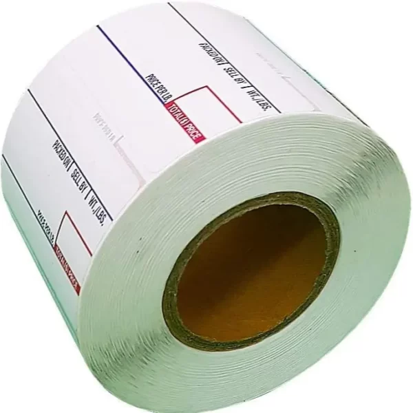 Weighing Scale label roll