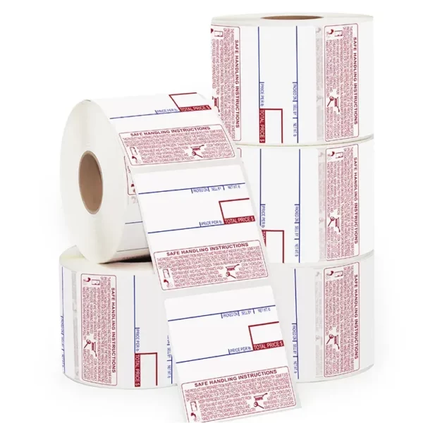 CAS Weighing Scale label roll