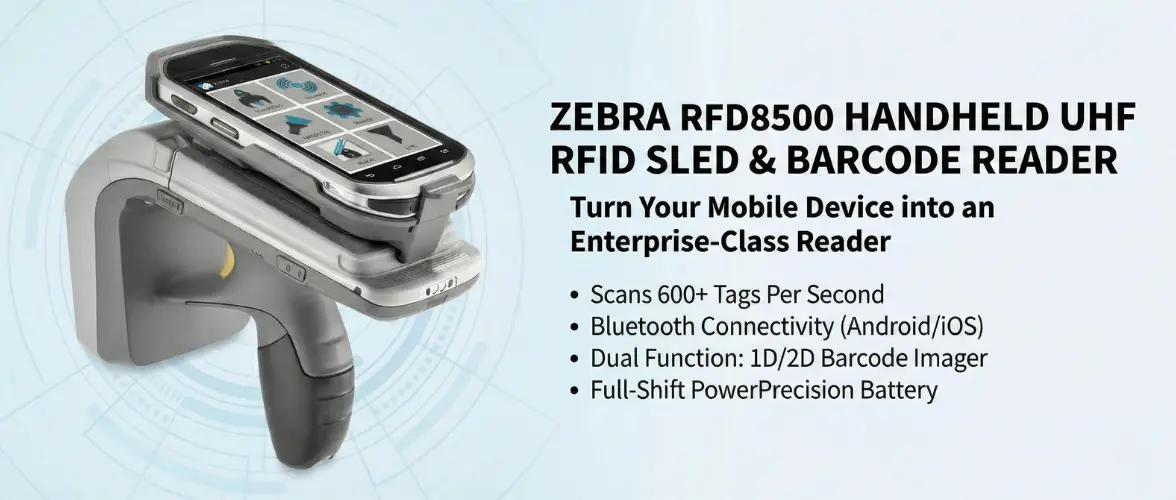 Zebra RFD8500 UHF RFID Bluetooth Reader